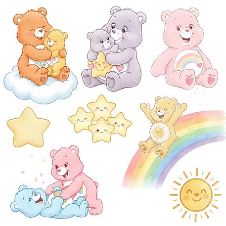 Kit Digital Ursinhos Carinhosos 10