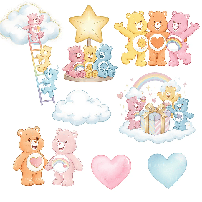 Kit Digital Ursinhos Carinhosos 15