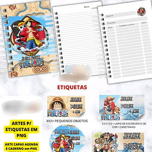 Arquivo Agenda Escolar One Piece