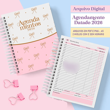 Arquivo Agendamento Datado 2026 Rosa 1