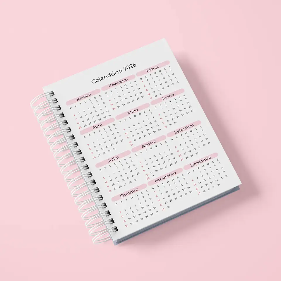 Arquivo Agendamento Datado 2026 Rosa 4