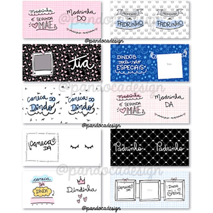 Arquivo caneca Padrinho e Madrinha