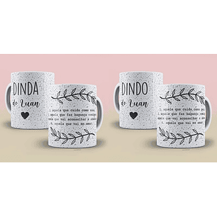 Arquivo caneca Dindo e Dinda
