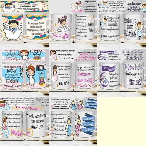 Arquivo caneca dindos