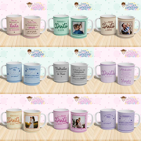 Arquivo caneca dindos