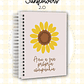 Arquivo Coleção Agenda Sunflowers Girassol - Dream Arts - Thumbnail 2