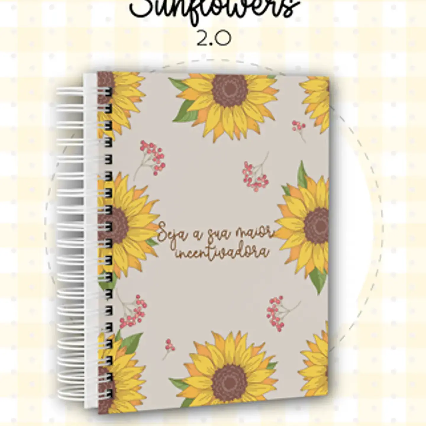 Arquivo Coleção Agenda Sunflowers Girassol - Dream Arts 4