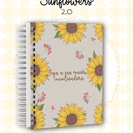 Arquivo Coleção Agenda Sunflowers Girassol - Dream Arts 4