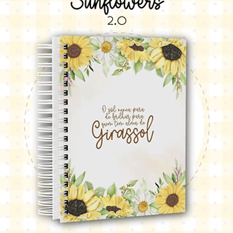 Arquivo Coleção Agenda Sunflowers Girassol - Dream Arts 10