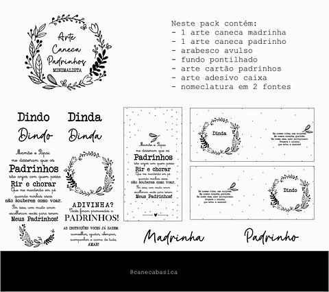 Arquivo caneca dindos