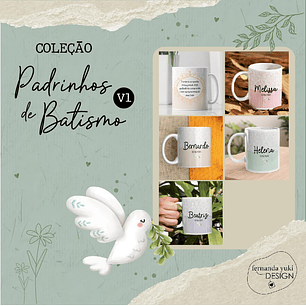 Arquivo caneca Padrinhos e Batismo