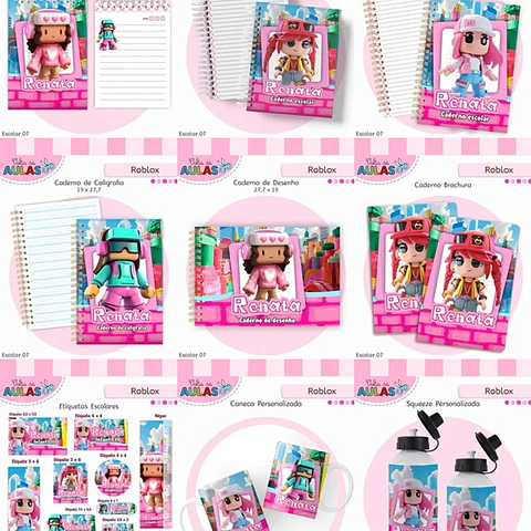 Arquivo Escolar Roblox Menina 2026