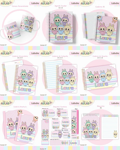 Arquivo Escolar Labubu 2026