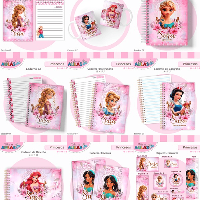 Arquivo Escolar Princesas 2026 1