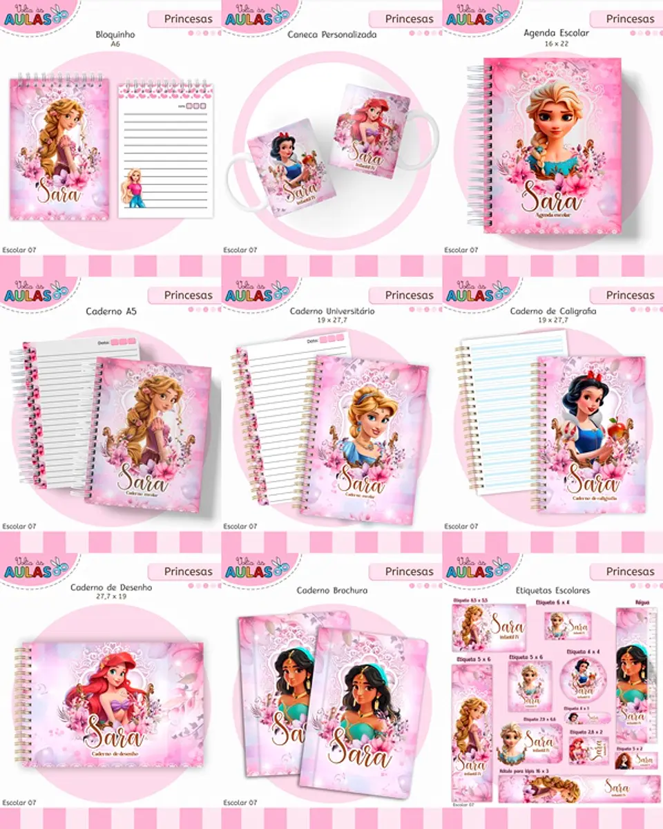 Arquivo Escolar Princesas 2026 1