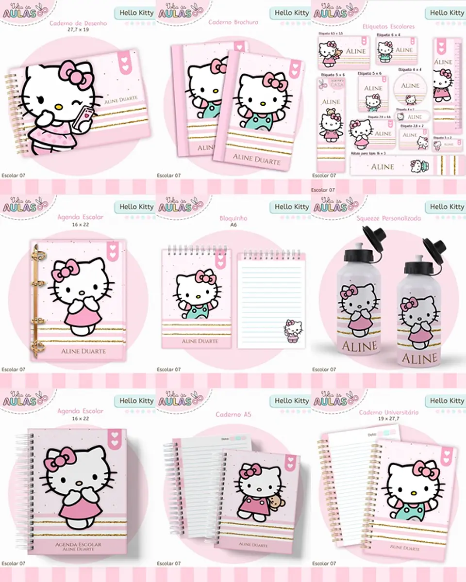 Arquivo Escolar Hello Kitty 2026 1