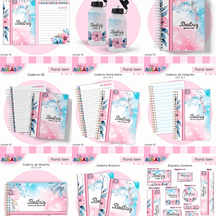 Arquivo Escolar Floral 2026