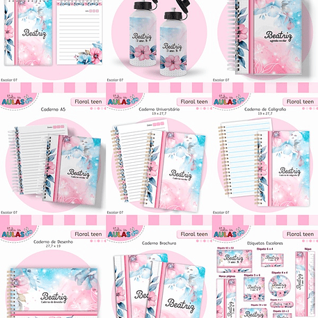 Arquivo Escolar Floral 2026 1