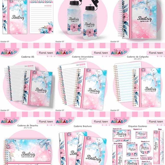 Arquivo Escolar Floral 2026 1