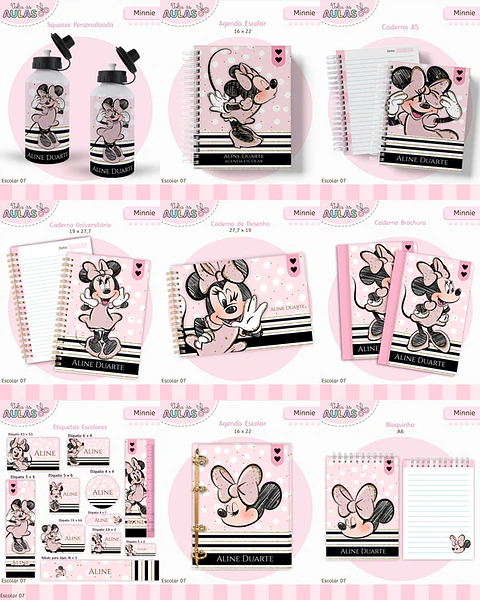 Arquivo Escolar Minnie 2026