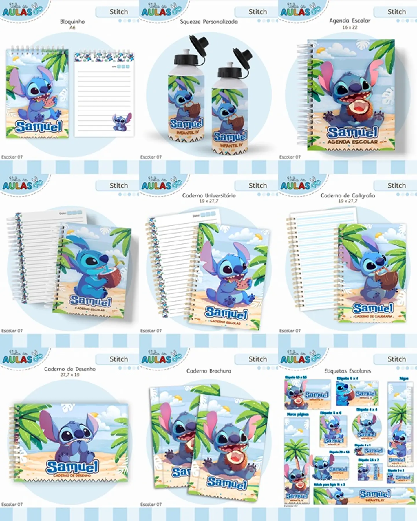 Arquivo Escolar Stitch 2026 1