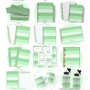 Arquivo Escolar Verde Neutro 2026