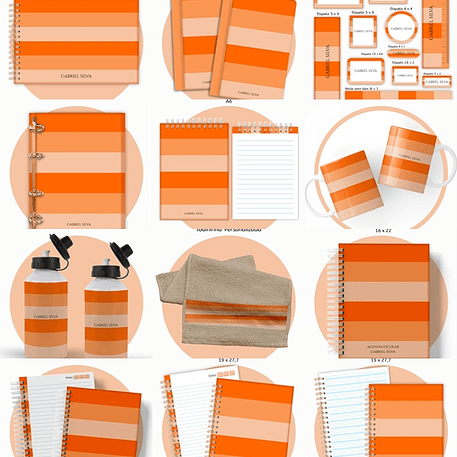 Arquivo Escolar Neutro Laranja 2026 1