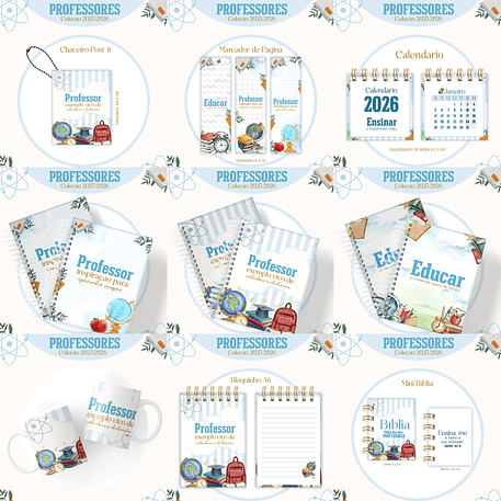 Arquivo Combo Encadernação Professores Masculino - Lina 1