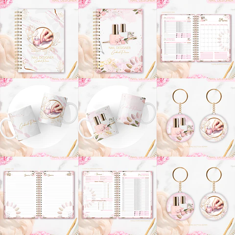 Arquivo Pack Nail Designer - Lina
