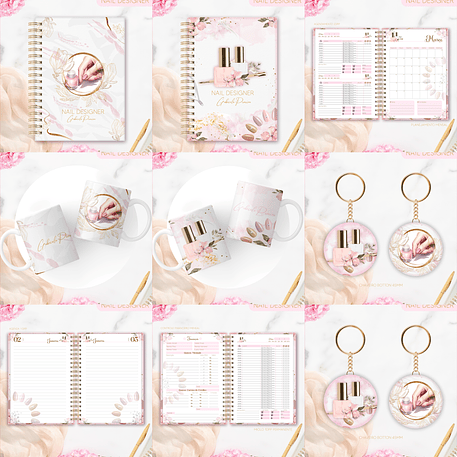 Arquivo Pack Nail Designer - Lina 1