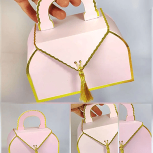 Arquivo de corte bolsa de luxo com alça - CRIAR BV