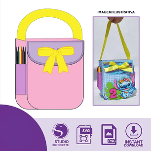 Arquivo de Corte Maleta Mockup Stitch - Criar Bv