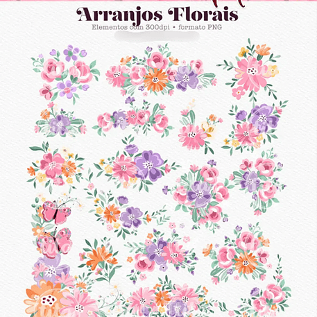 Arquivo Dia da Mulher Flor de Maria - Combo Ilustrações 5