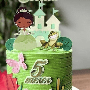 Arquivo Topo de Bolo Princesa Tiana