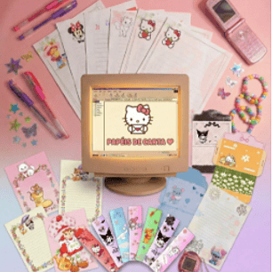 Arquivo de Corte Papéis de Carta