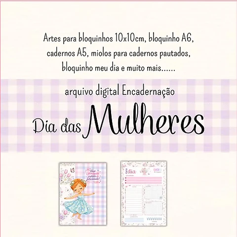 Arquivo Dia da Mulher Combo Encadernação