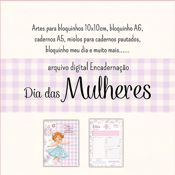 Arquivo Dia da Mulher Combo Encadernação 1