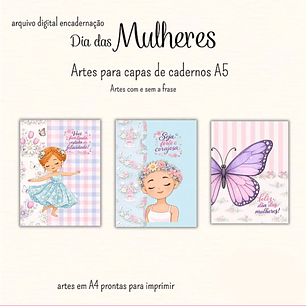 Arquivo Dia da Mulher Combo Encadernação