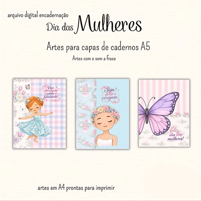 Arquivo Dia da Mulher Combo Encadernação 2