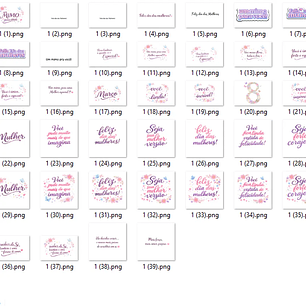 Kit Digital Dia da Mulher