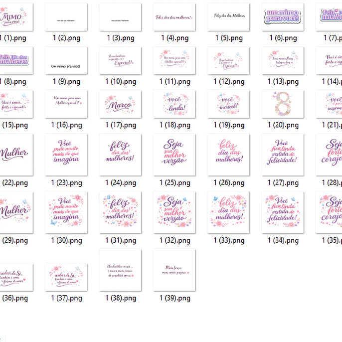 Kit Digital Dia da Mulher 2