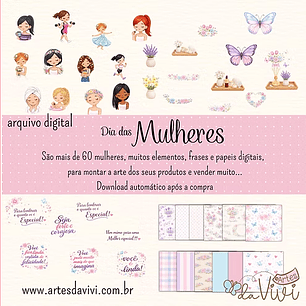 Kit Digital Dia da Mulher