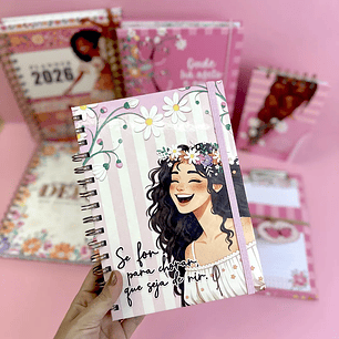 Arquivo Dia da Mulher - Flor de Maria - Combo Encadernação