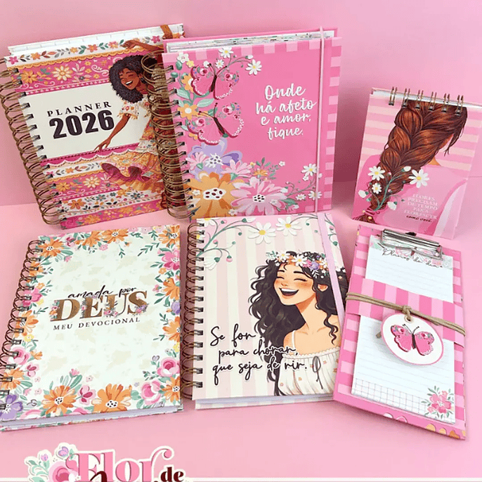 Arquivo Dia da Mulher - Flor de Maria - Combo Encadernação 1