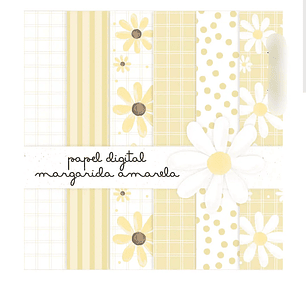 Kit Digital Margarida Amarela - Criativa Afetiva