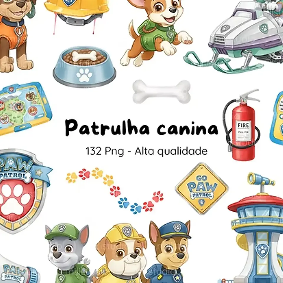 Kit Digital Patrulha Canina 1