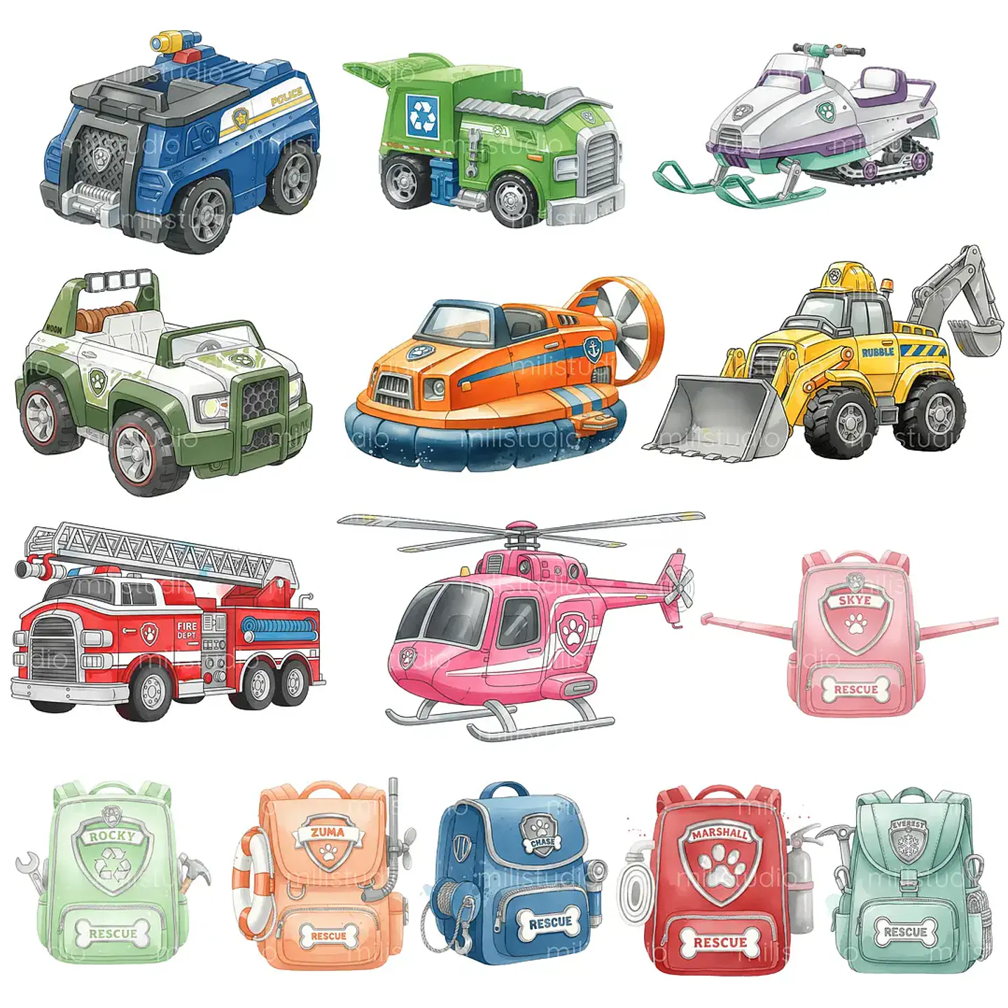 Kit Digital Patrulha Canina 3
