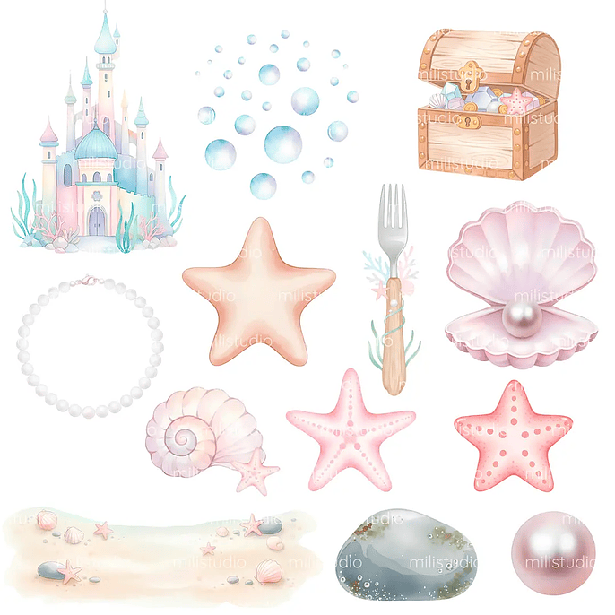 Kit Digital A Pequena Sereia 2