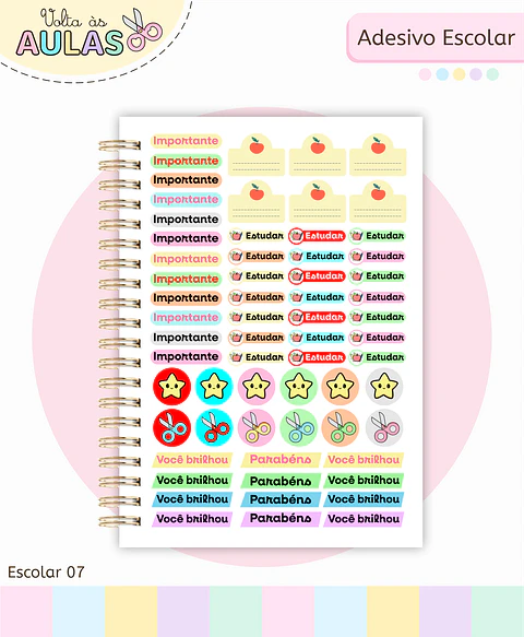 Arquivo Volta ás Aulas Adesivos