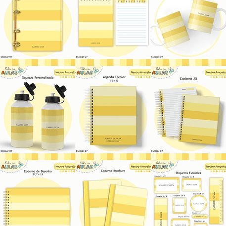 Arquivo Escolar Amarelo Neutro 2026 1